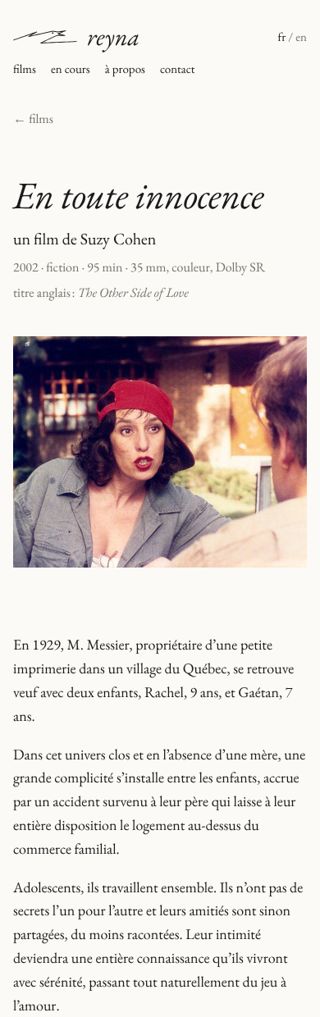 Piste C, fiche film